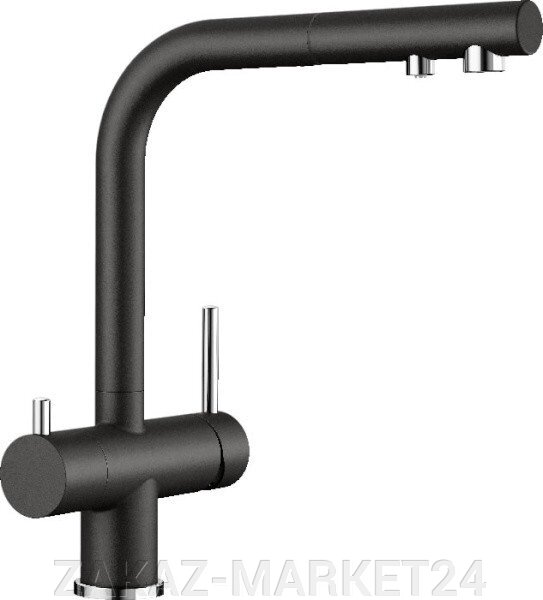 Кухонный смеситель гранит Blanco Fontas-S II черный HD (526158) от компании «ZAKAZ-MARKET24 - фото 1