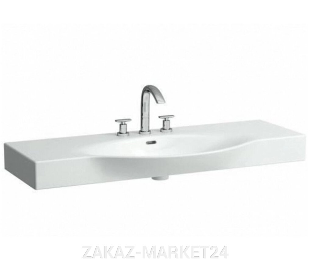 LAUFEN Раковина PALACE 1500х510 с отв с полотенцесушителем 8127060001041 от компании ZAKAZ-MARKET24 - фото 1