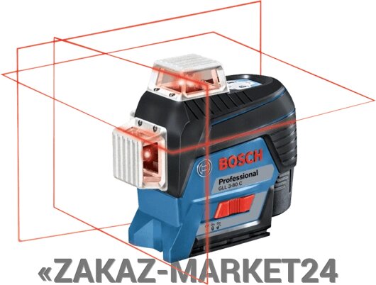 Лазерный нивелир GLL 3-80 C (AA) + BT 150 + вкладка для L-boxx от компании «ZAKAZ-MARKET24 - фото 1