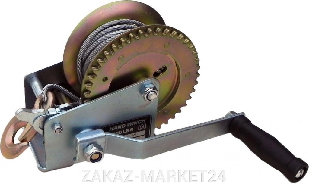 Лебедка ручная LHW 2000 (канат) от компании «ZAKAZ-MARKET24 - фото 1