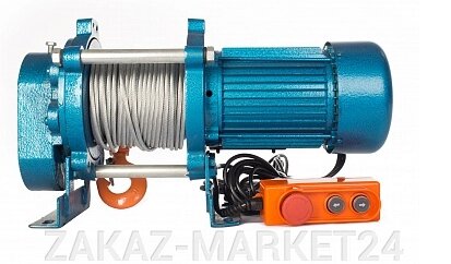 Лебедка TOR ЛЭК-500 E21 (KCD) 500 кг, 380 В с канатом 100 м от компании «ZAKAZ-MARKET24 - фото 1