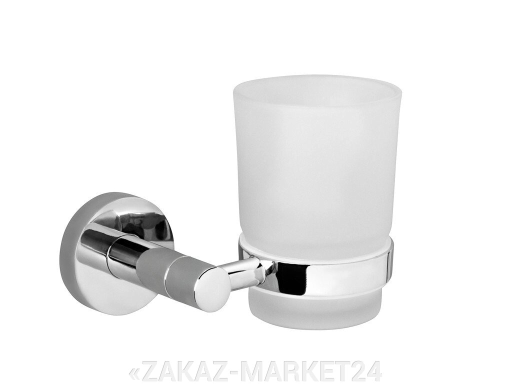 LEMARK  "Стандарт" Аксессуары для ванной, стакан керам для зубных щеток с настенным держ (к/к 10) LM2136C от компании «ZAKAZ-MARKET24 - фото 1