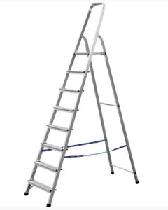 Лестница-стремянка СИБИН алюминиевая, 8 ступеней, 166 см (38801-8)