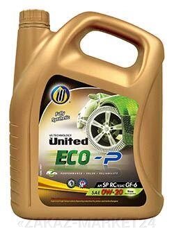 Масло моторное United Oil Eco P 0w-30 API SP; GF-6 - 1 л. от компании «ZAKAZ-MARKET24 - фото 1
