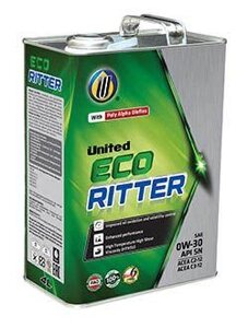 Масло моторное United Oil Eco Ritter 0W/30 - 4 л.
