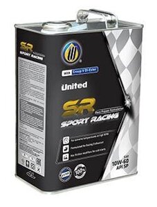 Масло моторное united oil LX SR SPORT racing 10w-60 - 1 л.