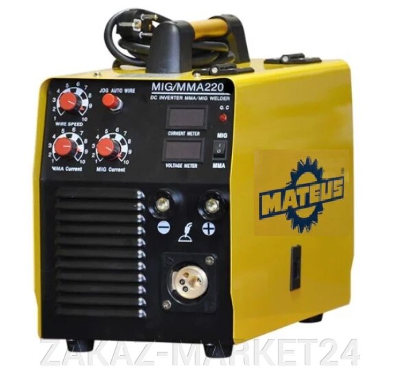 Mateus Аппарат сварочный инверторный  MS08605 (MIG/MMA-220) от компании «ZAKAZ-MARKET24 - фото 1
