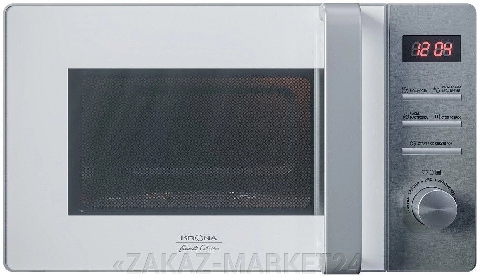 Микроволновая печь Krona QUANTUM 44 WH/IX белый от компании «ZAKAZ-MARKET24 - фото 1