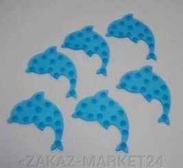 Мини коврик ПВХ дельфин 6шт. Аквалиния (1411А ) от компании «ZAKAZ-MARKET24 - фото 1
