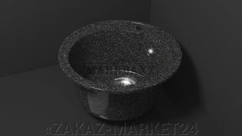 Мойка кухонная Marbaxx Венди Z4 черный от компании «ZAKAZ-MARKET24 - фото 1
