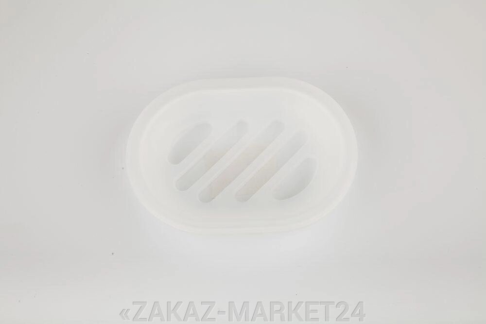 Мыльница пластик синии квадраты Аквалиния (8517М) от компании «ZAKAZ-MARKET24 - фото 1