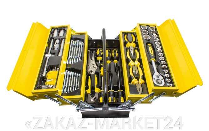 Набор инструментов 60 пр. в складном метал. ящике WMC TOOLS от компании «ZAKAZ-MARKET24 - фото 1