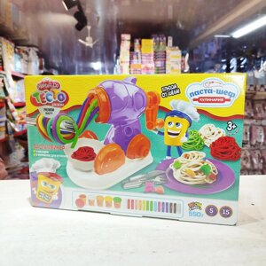 Набор пластилина Мясорубка/паста "ПАСТА- ШЕФ"