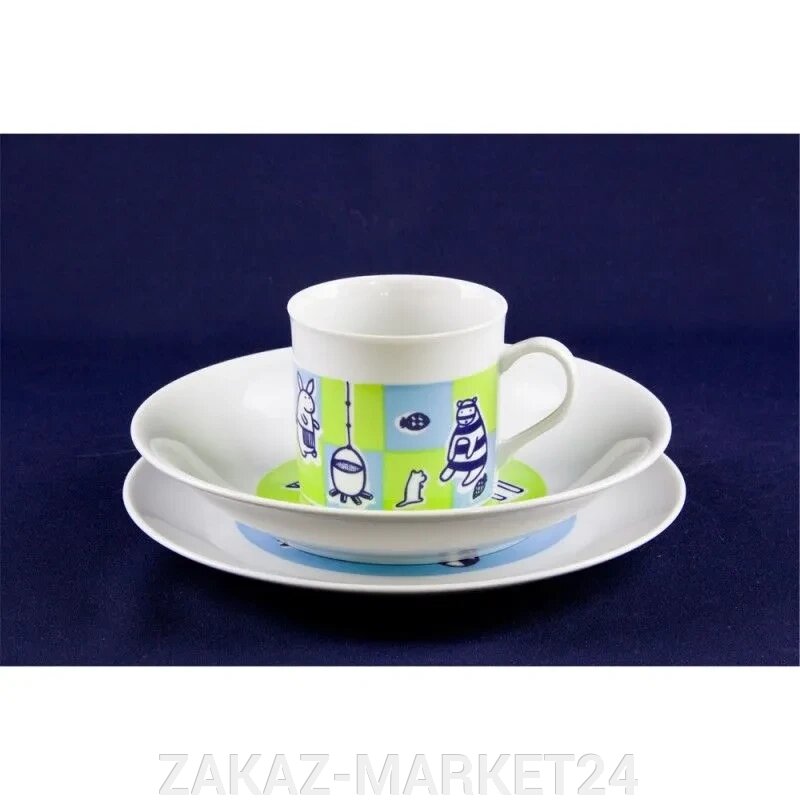 Набор посуды детский 3 предмета 29991 от компании «ZAKAZ-MARKET24 - фото 1