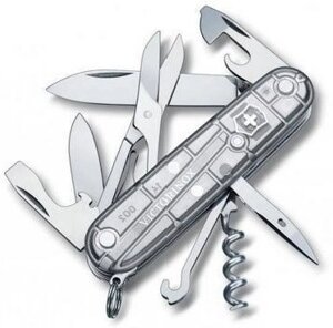 Нож victorinox мод. climber silvertech translucent