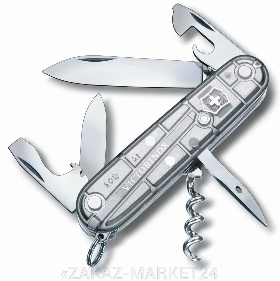 Нож Victorinox Spartan silver tech 1.3603. T7 серебристый от компании «ZAKAZ-MARKET24 - фото 1