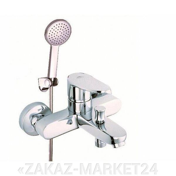 Однорычажный смеситель для ванны с душем Rubineta Static-10/K от компании «ZAKAZ-MARKET24 - фото 1
