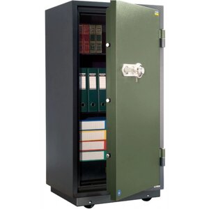 Огнестойкий сейф на колёсах VALBERG FRS-140 CL с трейзером, с кодовым и ключевым замками