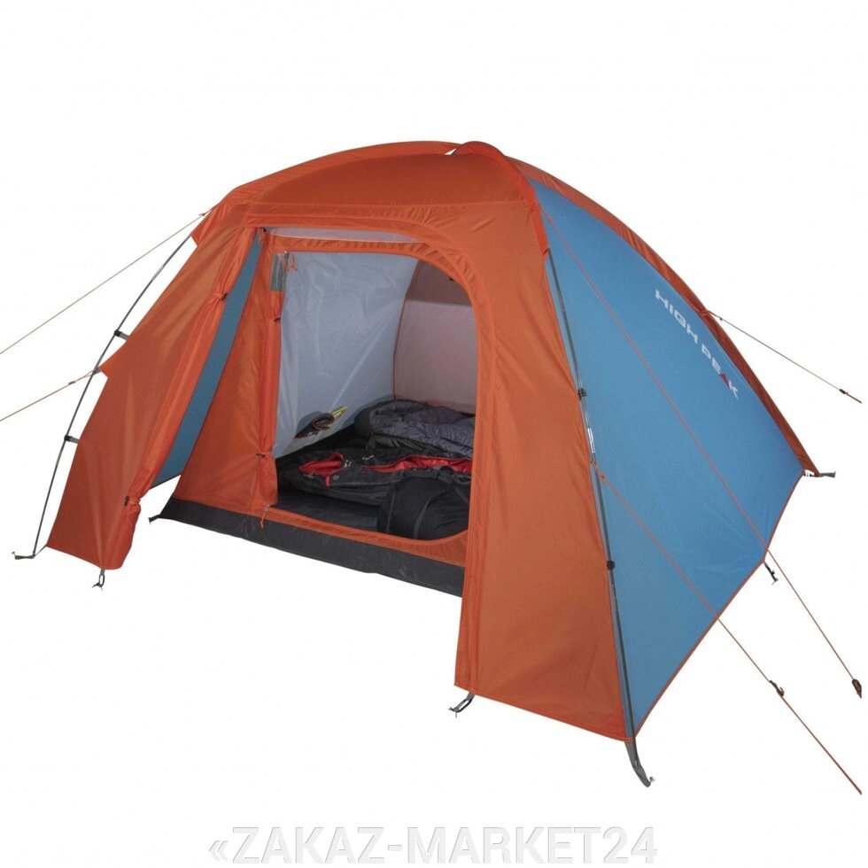 Палатка High Peak Rapido 3 (Blue/Orange) R89039 от компании «ZAKAZ-MARKET24 - фото 1