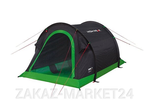Палатка High Peak Stella 2 (Black/Green) от компании «ZAKAZ-MARKET24 - фото 1