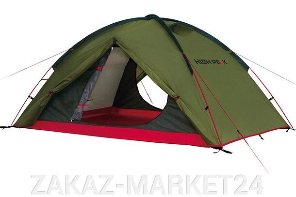 Палатка High Peak Woodpecker 3 (Pesto/Red) от компании «ZAKAZ-MARKET24 - фото 1