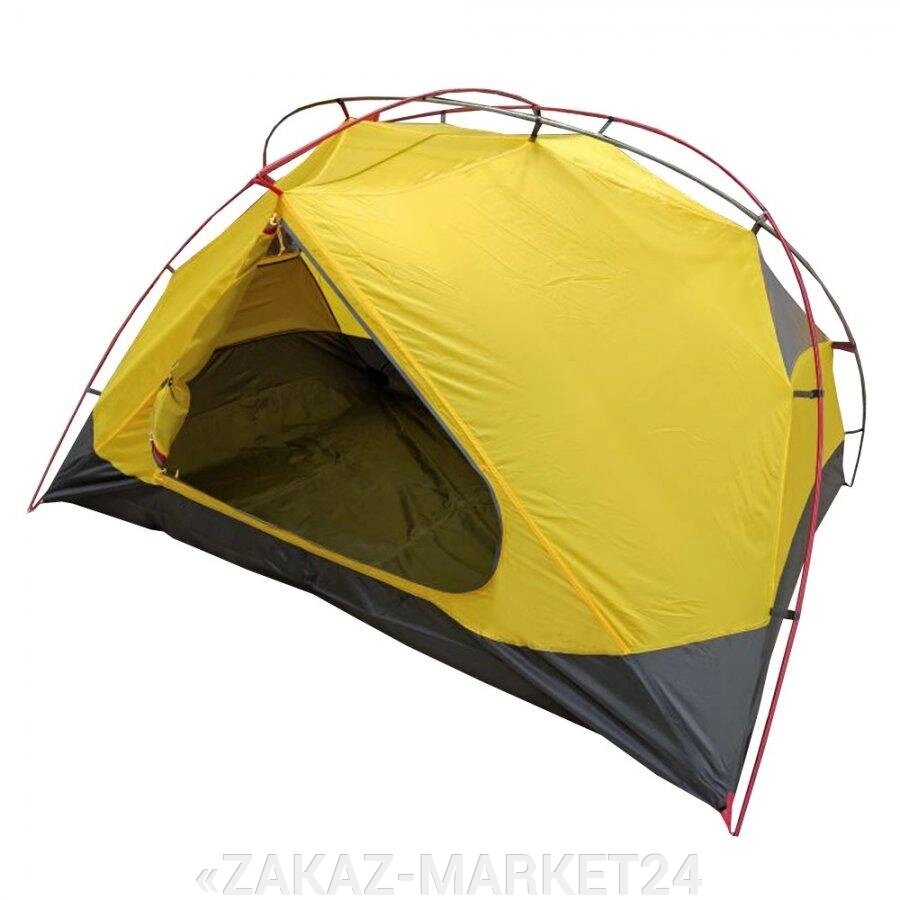 Палатка NORMAL Зеро Z 3 PRO Si PU 87598 желтый от компании «ZAKAZ-MARKET24 - фото 1