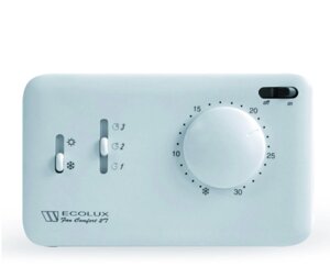WATTS ЭЛЕКТРОННЫЙ ТЕРМОСТАТ FAN COMFORT2T ДЛЯ ФАНКОЙЛОВ
