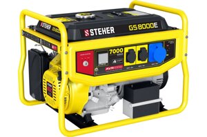 Бензиновый генератор STEHER с электростартером GS-8000Е