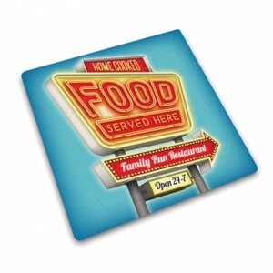 Доска разделочная стеклянная 30x30x0.4cm Joseph Joseph Road Sign (90058)