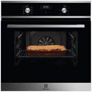 Духовой шкаф Electrolux EOF5C50BX серебристый, черный