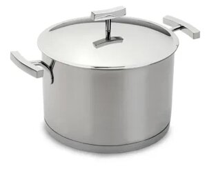 Кастрюля 22см/5,2л. высокая с крышкой, SQUARE Silampos 63D122DZ6622100