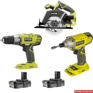 Набор инструментов Ryobi R18DDIDCSP-220S