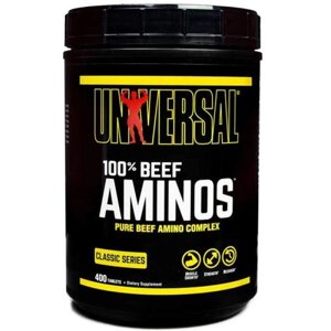 Аминокислоты 100% BEEF AMINOS, 400 TABS