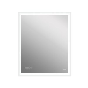 Зеркало Cersanit Design Pro KN-LU-LED080*70-p-Os 70*85 с подсветкой и часами