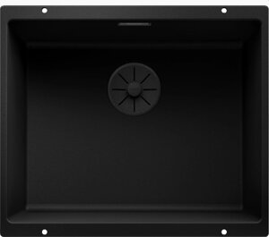 Кухонная мойка Blanco врезная Subline 500-U Black Edition 526340 черный