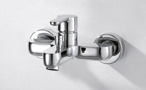 Смеситель Bravat Stream F63783C-01A для ванны с коротким изливом БЕЗ АКСЕССУАРОВ