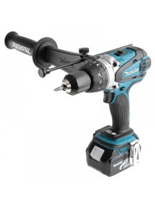 Аккумуляторная ударная дрель-шуруповёрт Makita DHP458RFE