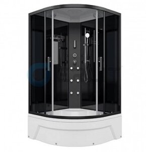 Душевая кабина Erlit ER5720TB4 1200*1200*2150 высокий поддон, тонированное стекло.