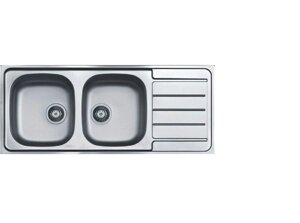 Кухонная мойка ALVEUS накладная Line 100 NAT-90 1087978 50x15