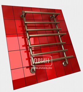 Полотенцесушитель ДВИН Fq 60/40 1"-1/2" Водяной (К1, Состаренная бронза)