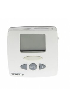 WATTS КОМНАТНЫЙ ТЕРМОСТАТ WFHT-LCD С ЖК ДИСПЛЕЕМ