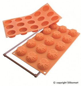 Форма для выпечки, силиконовая, Silikomart Италия SF072/F&F SMALL SUNFLOWER, 20.072.64.0063