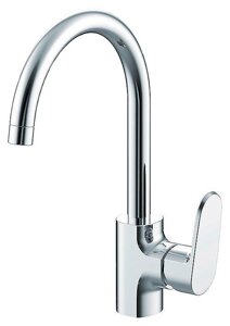 Смеситель Bravat Pure F7105161C для кухни с высоким поворотным изливом