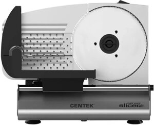 Ломтерезка CENTEK CT-1380 черный-серебристый