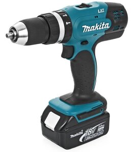 Аккумуляторная ударная дрель-шуруповёрт Makita DHP453RFE