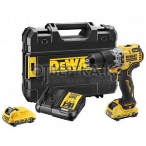 Дрель-шуруповерт аккумуляторная бесщеточная ударная DeWALT DCD706D2
