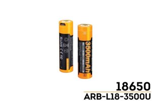 Аккумулятор (Li-ion) FENIX для фонаря Мод. RC400 (7.4V)(3500mAh)