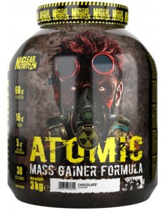 Гейнер NUCLEAR NUTRITION Atomic Mass Gainer Formula (Snikers) 3 кг.