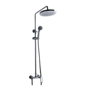 Душевая колонна Bravat Opal F9125183CP-A2-RUS со смесителем для душа верхний душ круглой формы