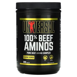Аминокислоты 100% BEEF AMINOS, 200 TABS